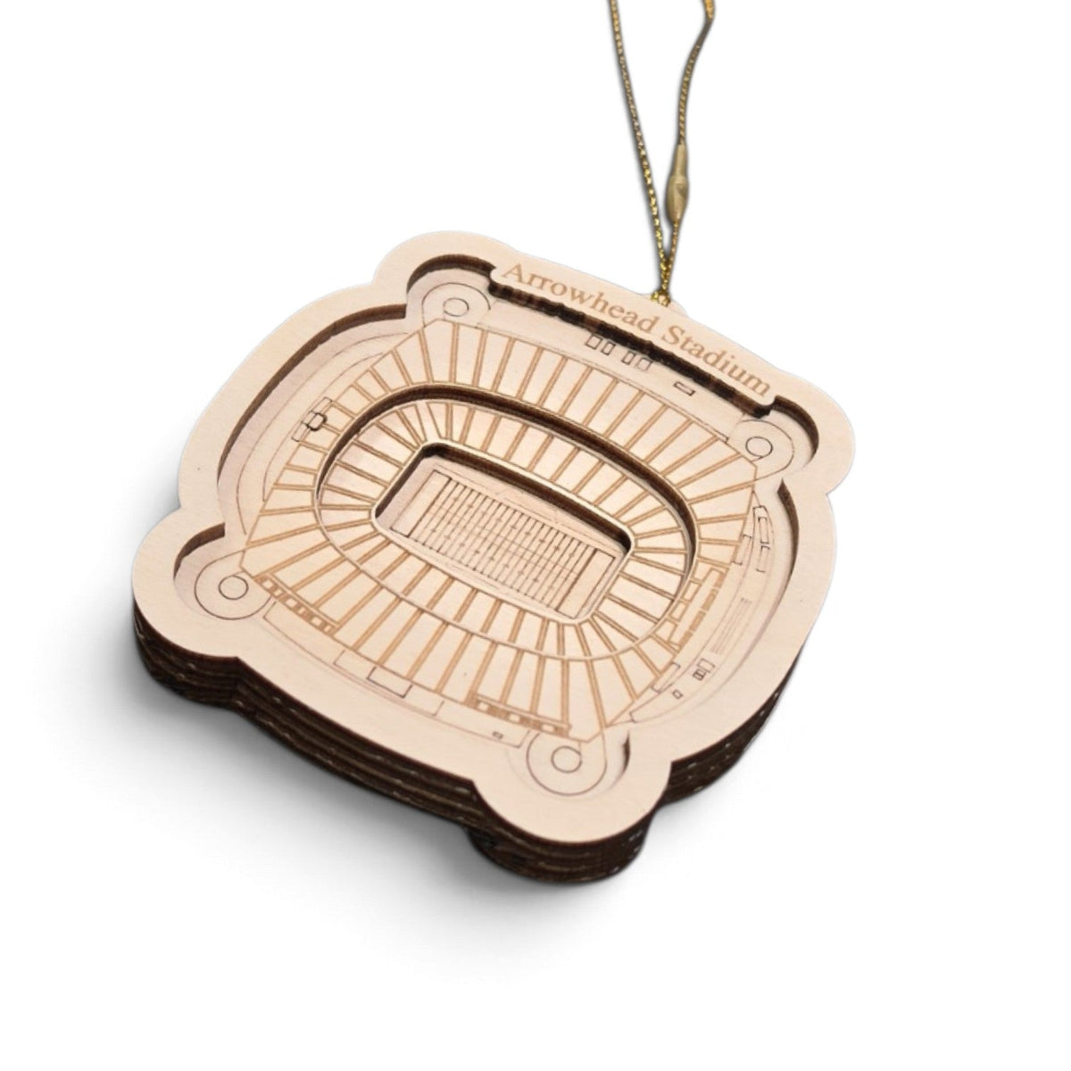 Kansas City Football Stadium 3D Ornament