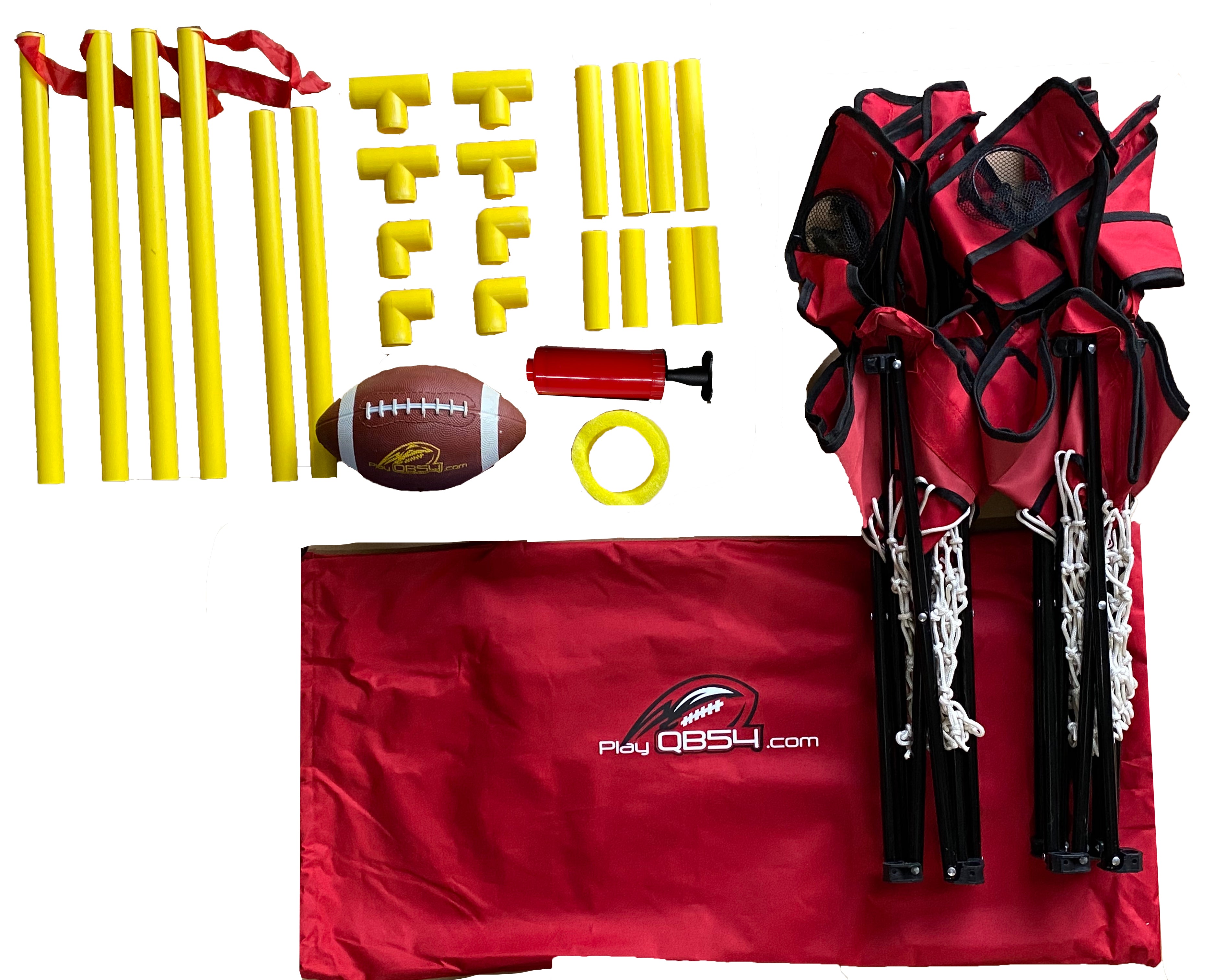 QB54 Red Backyard Football Game Set