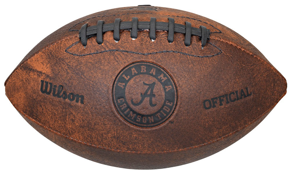 Alabama 9" Throwback Football Vintage logo