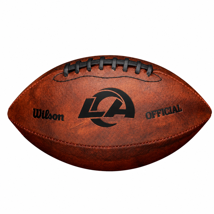 Los Angeles Rams  9" Throwback Football Vintage logo