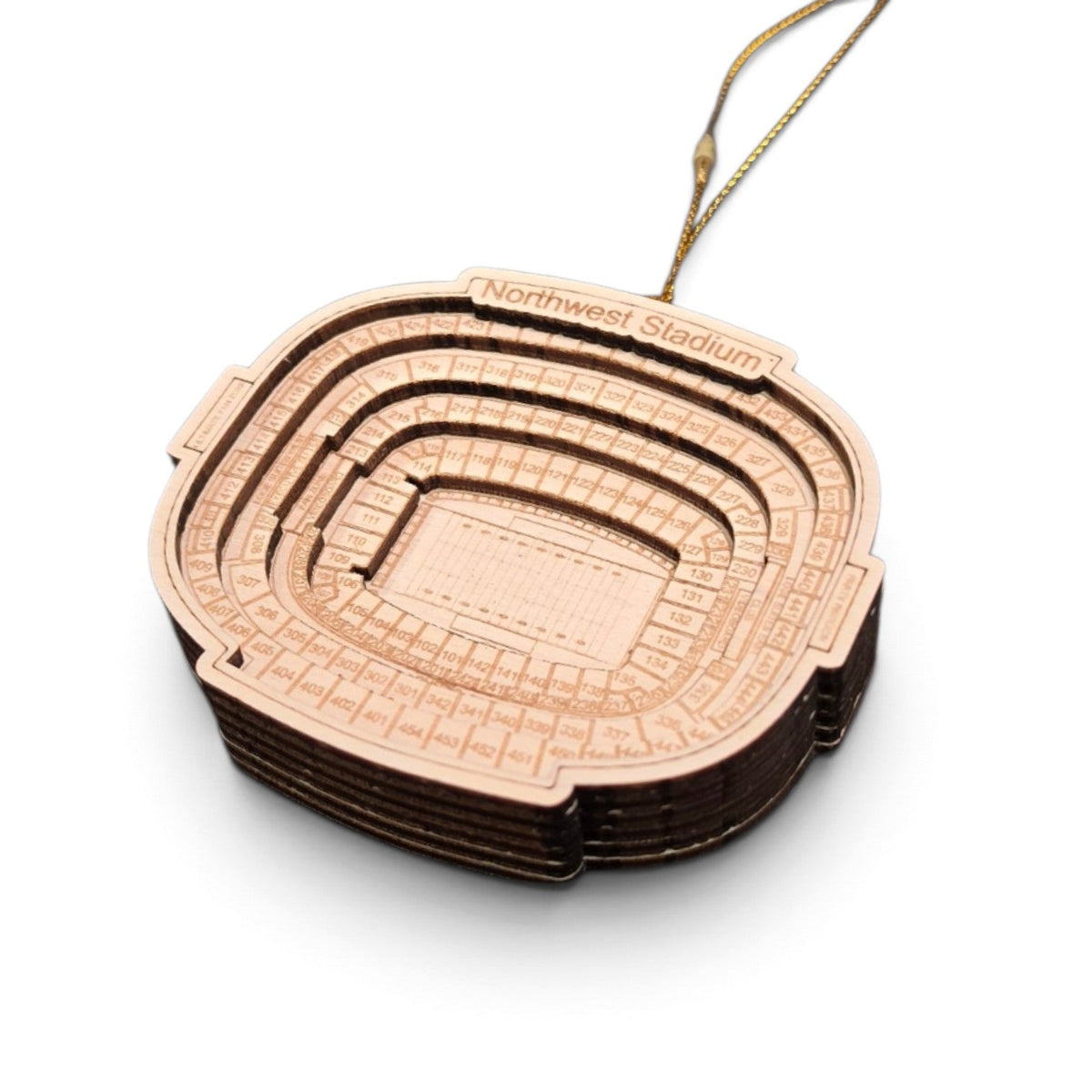 Washington DC Football Stadium 3D Ornament