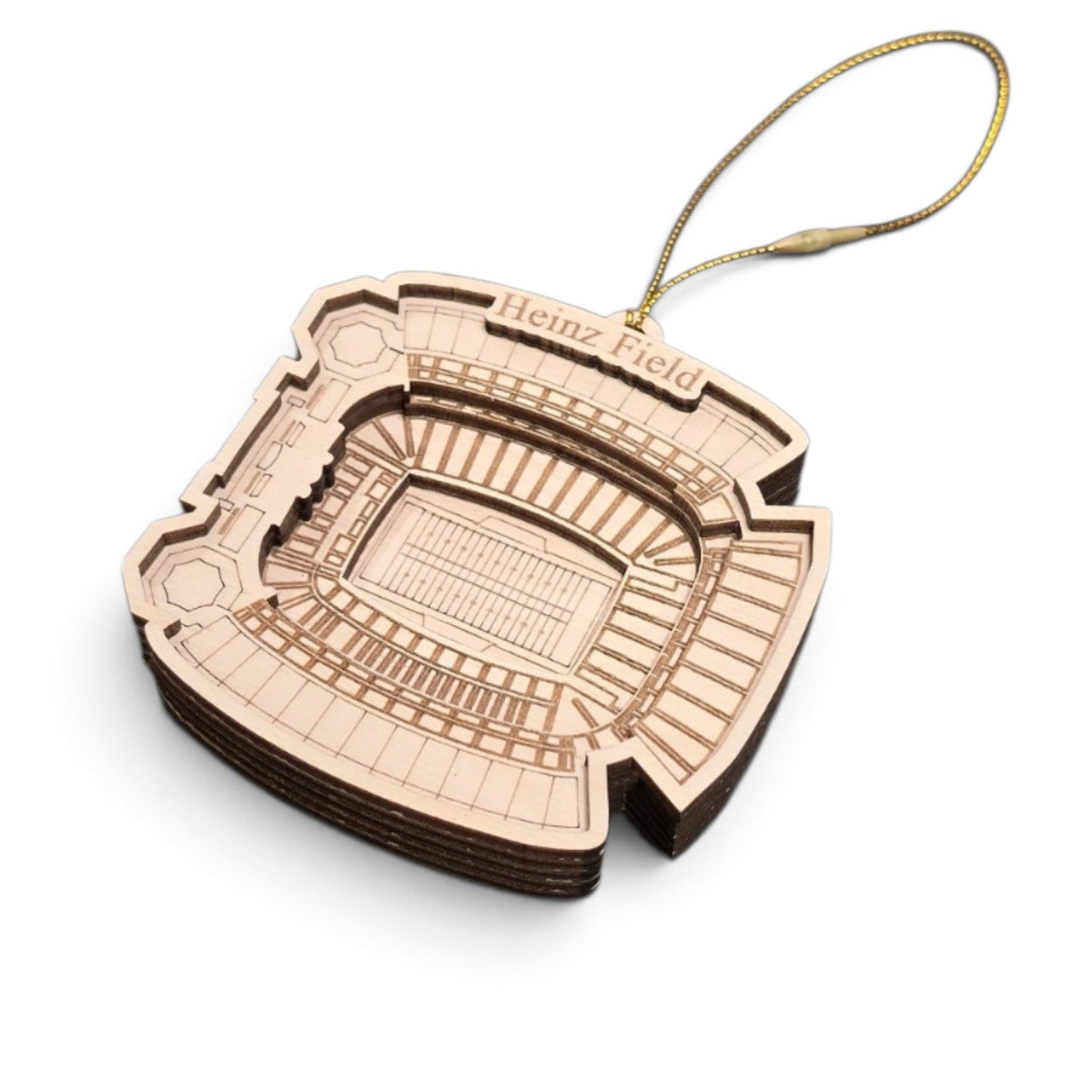 Pittsburgh Football Stadium 3D Ornament