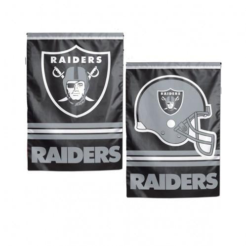 Las Vegas Raiders NFL Helmet Horizontal Flag