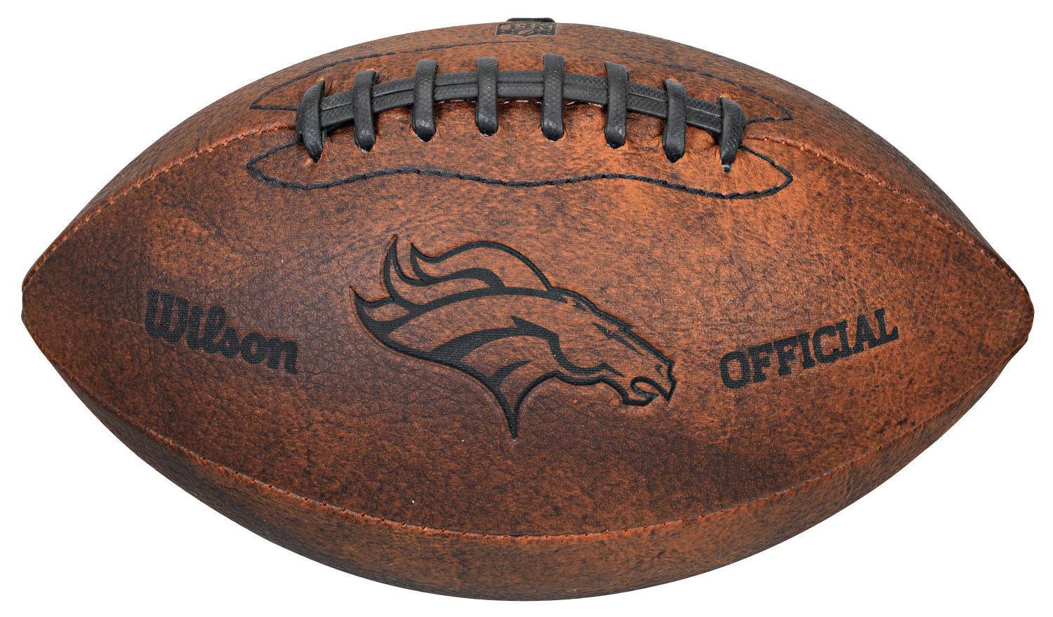 \ud83c\udfc8Denver Broncos 9\' Throwback Football Vintage logo
