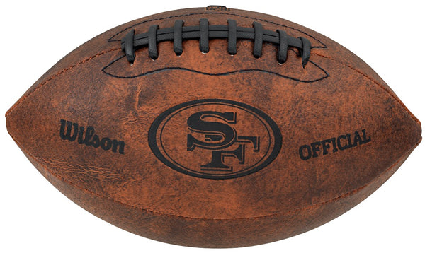 San Francisco 49er's 9 Throwback Football Vintage logo